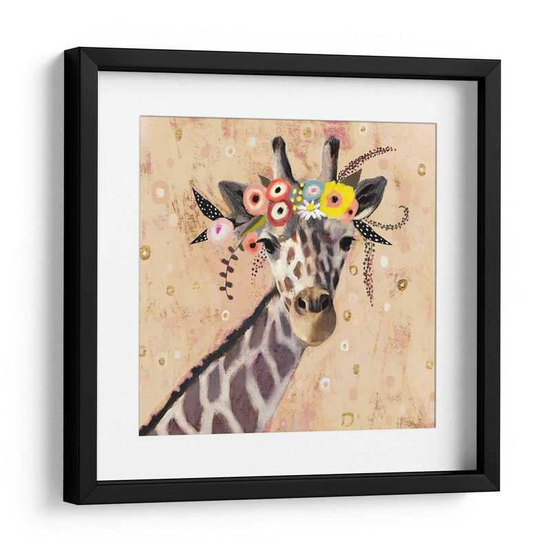 Klimt Giraffe Ii - Victoria Borges | Cuadro decorativo de Canvas Lab