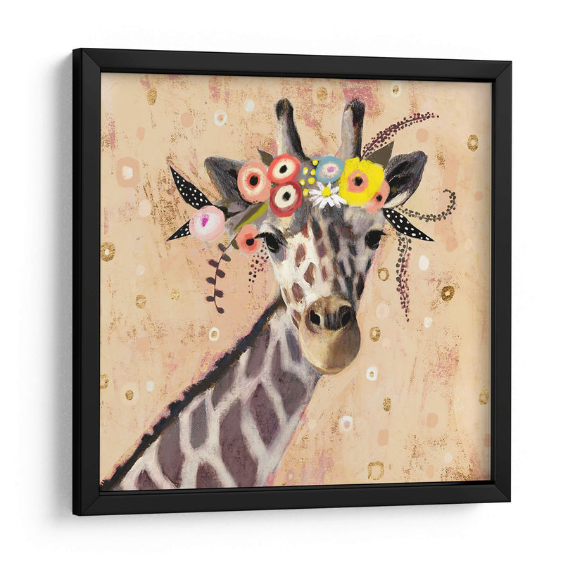 Klimt Giraffe Ii - Victoria Borges | Cuadro decorativo de Canvas Lab