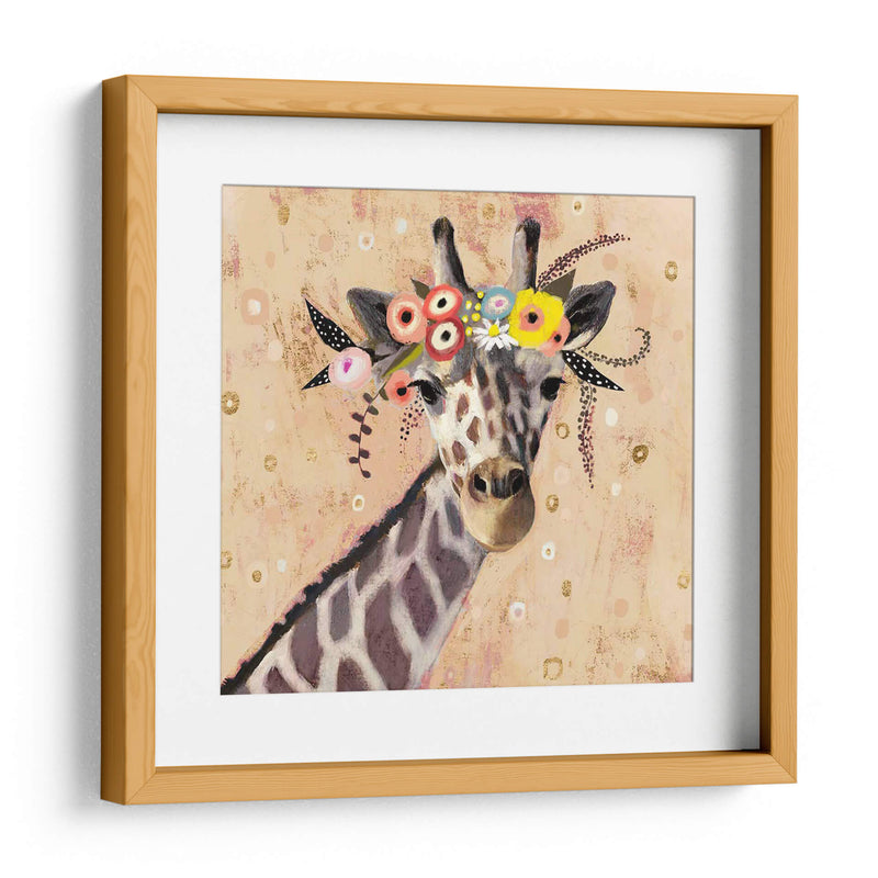 Klimt Giraffe Ii - Victoria Borges | Cuadro decorativo de Canvas Lab