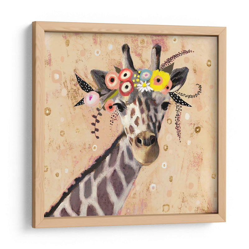 Klimt Giraffe Ii - Victoria Borges | Cuadro decorativo de Canvas Lab