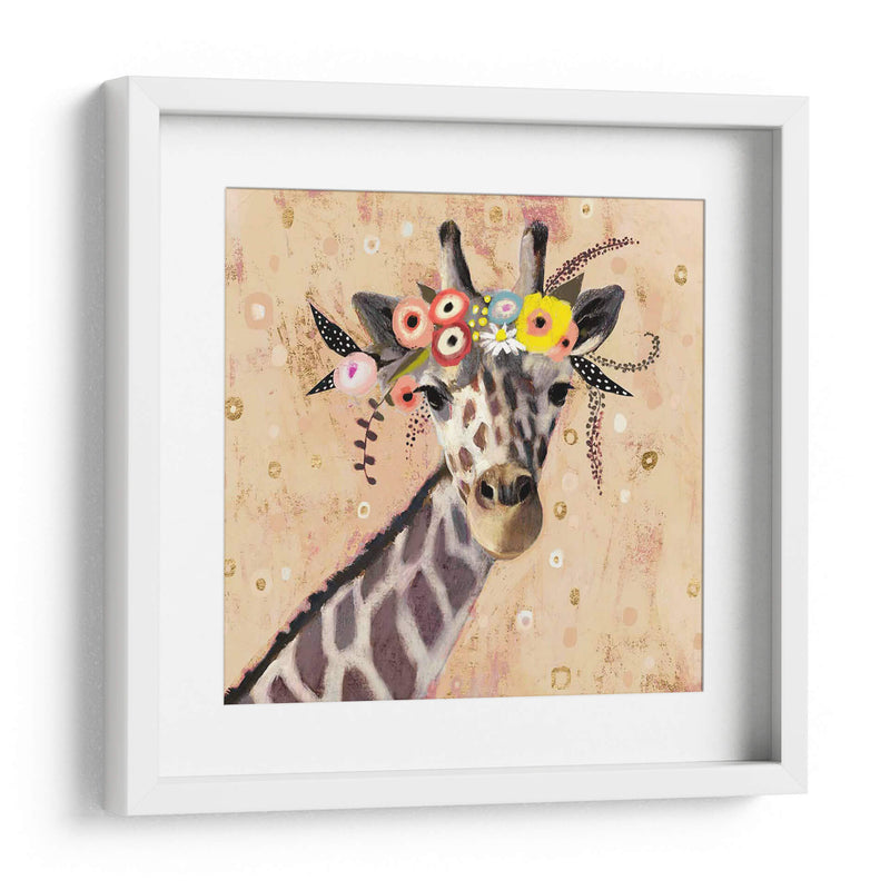 Klimt Giraffe Ii - Victoria Borges | Cuadro decorativo de Canvas Lab