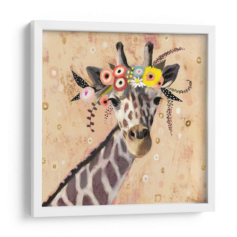 Klimt Giraffe Ii - Victoria Borges | Cuadro decorativo de Canvas Lab