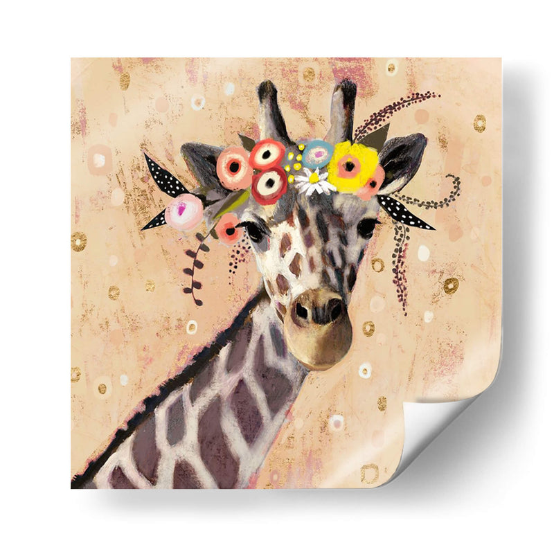 Klimt Giraffe Ii - Victoria Borges | Cuadro decorativo de Canvas Lab