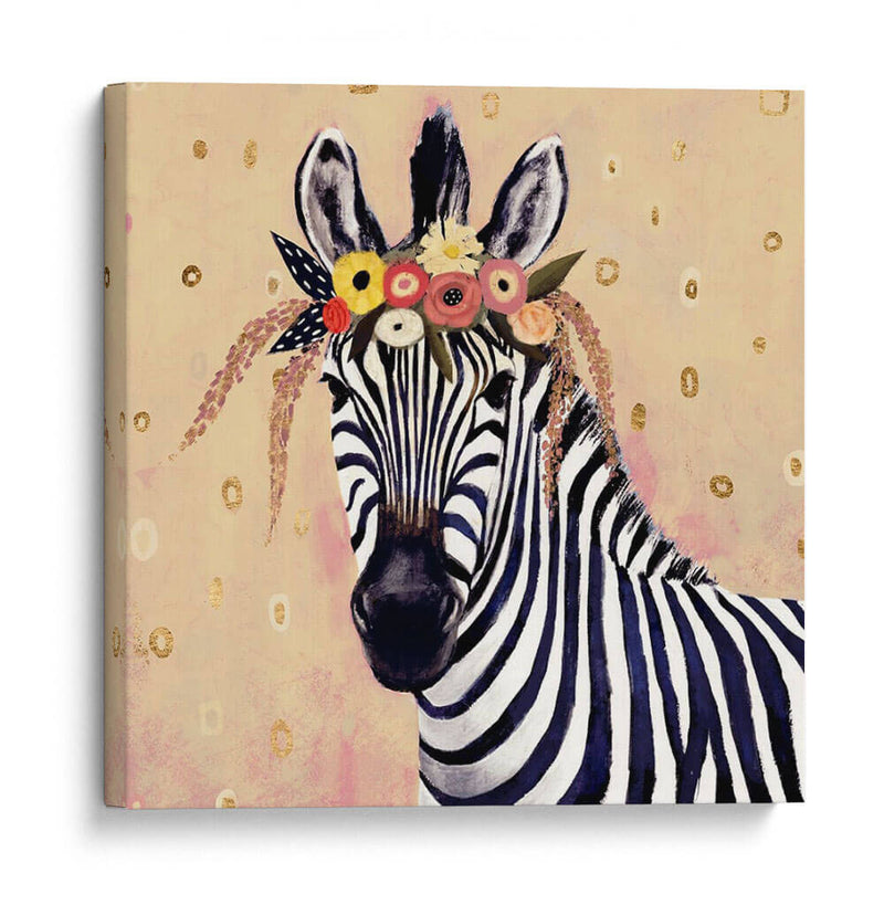 Klimt Zebra Ii - Victoria Borges | Cuadro decorativo de Canvas Lab