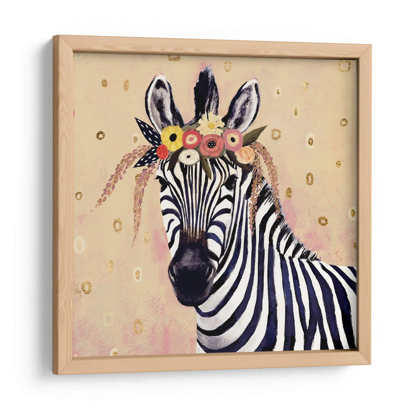 Klimt Zebra Ii - Victoria Borges | Cuadro decorativo de Canvas Lab