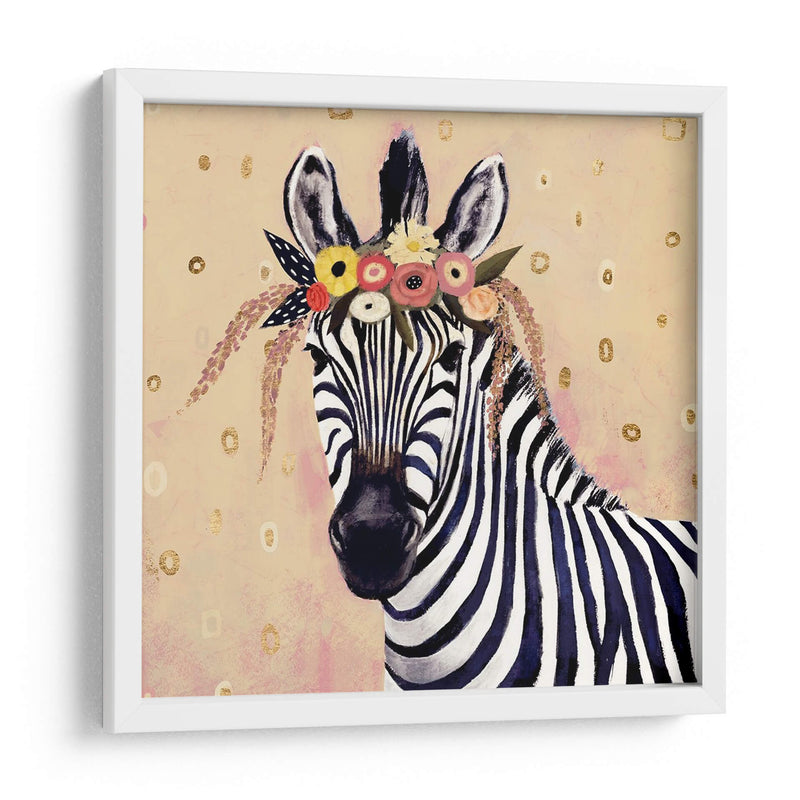 Klimt Zebra Ii - Victoria Borges | Cuadro decorativo de Canvas Lab