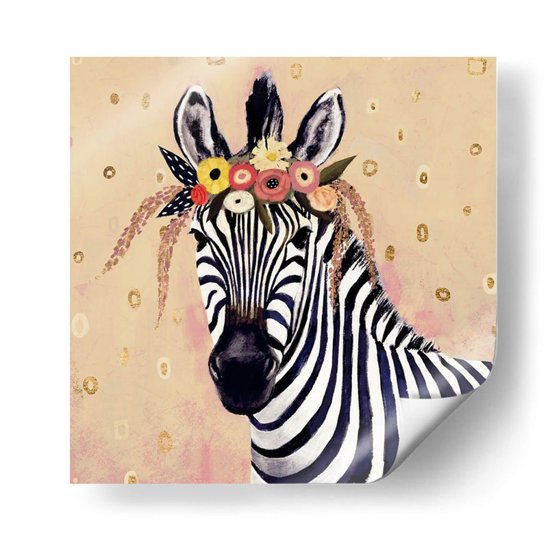 Klimt Zebra Ii - Victoria Borges | Cuadro decorativo de Canvas Lab