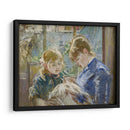 La hija del artista, Julie, con su niñera - Berthe Morisot | Cuadro decorativo de Canvas Lab