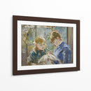 La hija del artista, Julie, con su niñera - Berthe Morisot | Cuadro decorativo de Canvas Lab