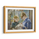 La hija del artista, Julie, con su niñera - Berthe Morisot | Cuadro decorativo de Canvas Lab