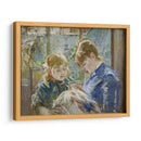 La hija del artista, Julie, con su niñera - Berthe Morisot | Cuadro decorativo de Canvas Lab