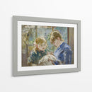 La hija del artista, Julie, con su niñera - Berthe Morisot | Cuadro decorativo de Canvas Lab