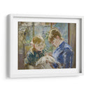 La hija del artista, Julie, con su niñera - Berthe Morisot | Cuadro decorativo de Canvas Lab