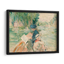 Mujer con niño en bote - Berthe Morisot | Cuadro decorativo de Canvas Lab