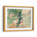 Mujer con niño en bote - Berthe Morisot | Cuadro decorativo de Canvas Lab