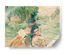Mujer con niño en bote - Berthe Morisot | Cuadro decorativo de Canvas Lab