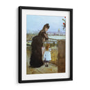 Mujer y niña en el balcón - Berthe Morisot | Cuadro decorativo de Canvas Lab