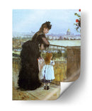 Mujer y niña en el balcón - Berthe Morisot | Cuadro decorativo de Canvas Lab