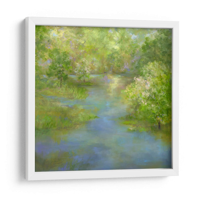 Reflexiones De La Lago De Primavera - Sheila Finch | Cuadro decorativo de Canvas Lab