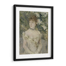 Una niña en un vestido de fiesta - Berthe Morisot | Cuadro decorativo de Canvas Lab