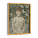 Una niña en un vestido de fiesta - Berthe Morisot | Cuadro decorativo de Canvas Lab