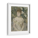 Una niña en un vestido de fiesta - Berthe Morisot | Cuadro decorativo de Canvas Lab