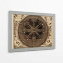 Tabla Planetaria Sepia - Vision Studio | Cuadro decorativo de Canvas Lab