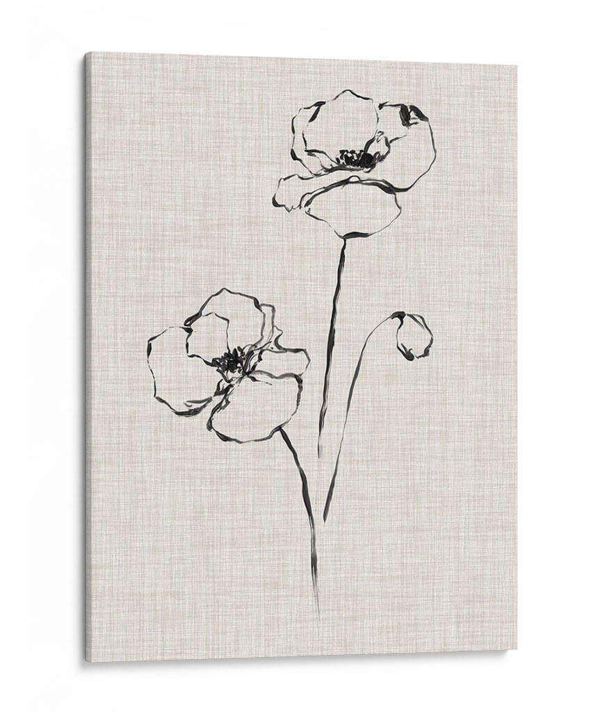Estudio De Tinta Floral Iii - Ethan Harper | Cuadro decorativo de Canvas Lab