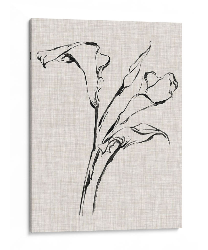 Estudio De Tinta Floral Iv - Ethan Harper | Cuadro decorativo de Canvas Lab