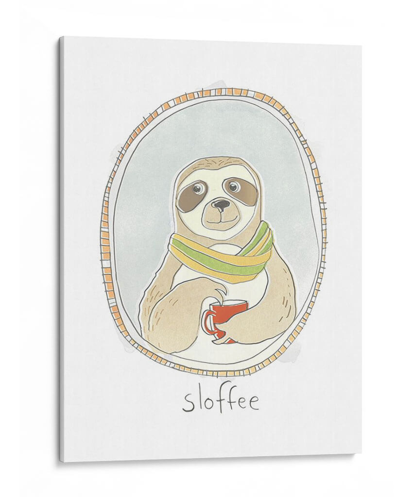 Cutie Con Cafeína Iii - June Erica Vess | Cuadro decorativo de Canvas Lab