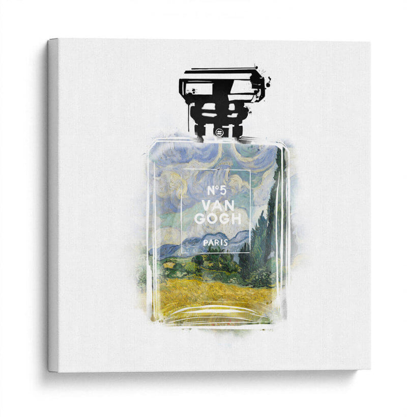 Campo de trigo con cipreses no5 - David Aste | Cuadro decorativo de Canvas Lab