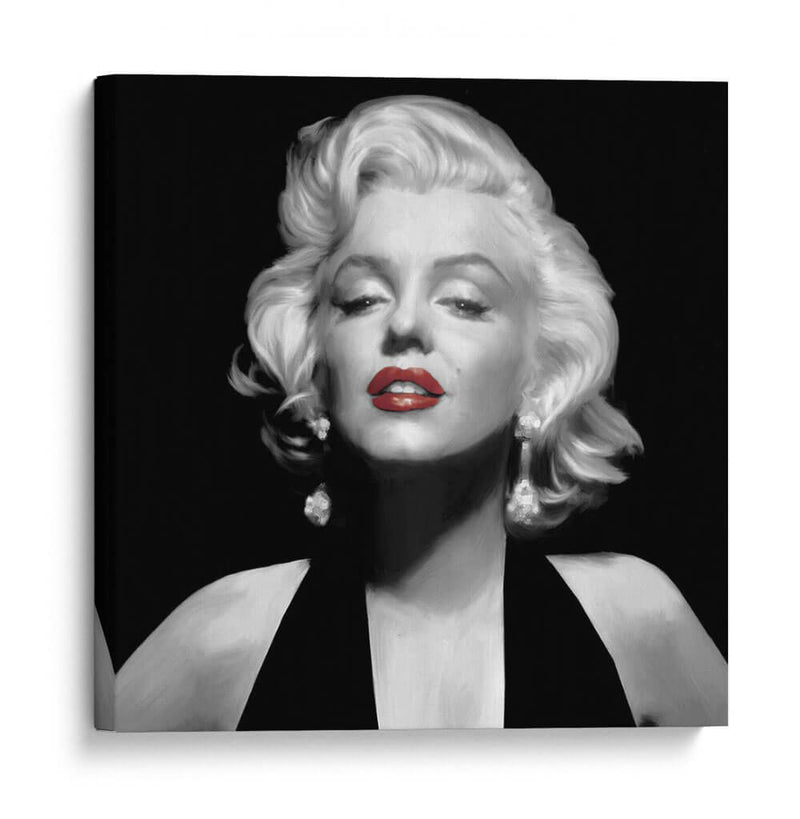 Halter Top Marilyn Red Lips - Chris Consani | Cuadro decorativo de Canvas Lab