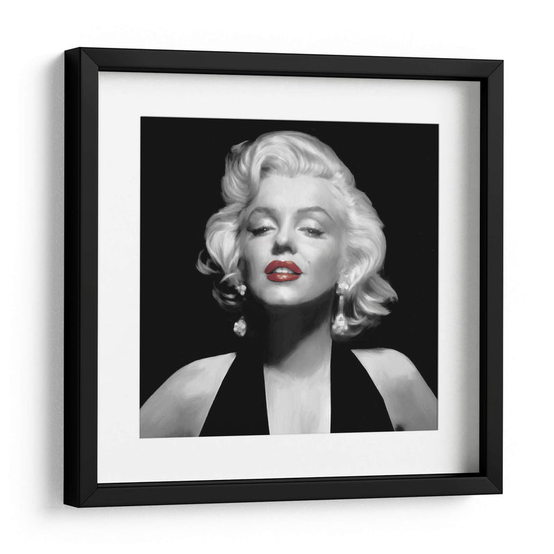 Halter Top Marilyn Red Lips - Chris Consani | Cuadro decorativo de Canvas Lab