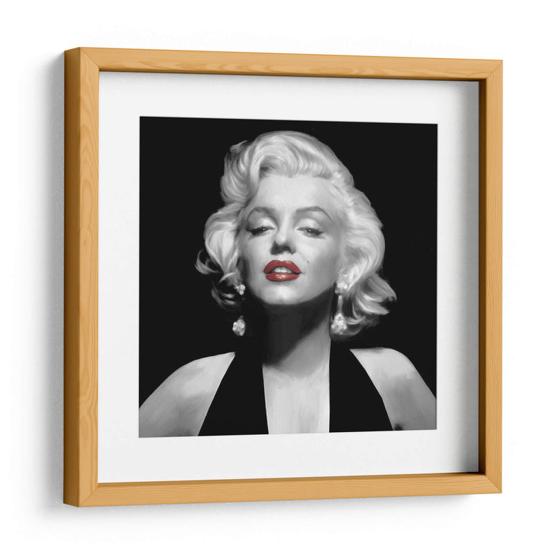 Halter Top Marilyn Red Lips - Chris Consani | Cuadro decorativo de Canvas Lab