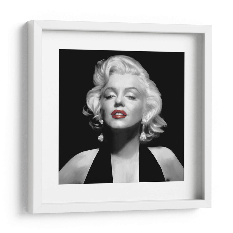 Halter Top Marilyn Red Lips - Chris Consani | Cuadro decorativo de Canvas Lab