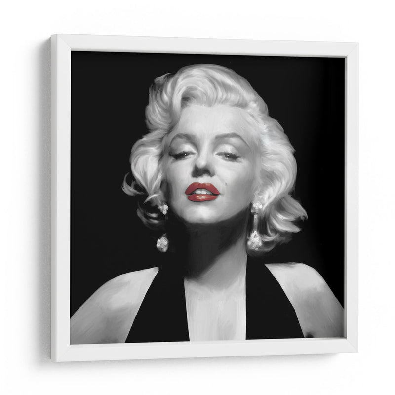 Halter Top Marilyn Red Lips - Chris Consani | Cuadro decorativo de Canvas Lab