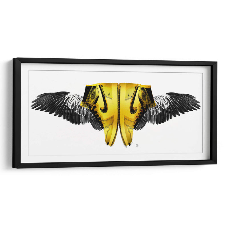 Full flight Oro - David Aste | Cuadro decorativo de Canvas Lab