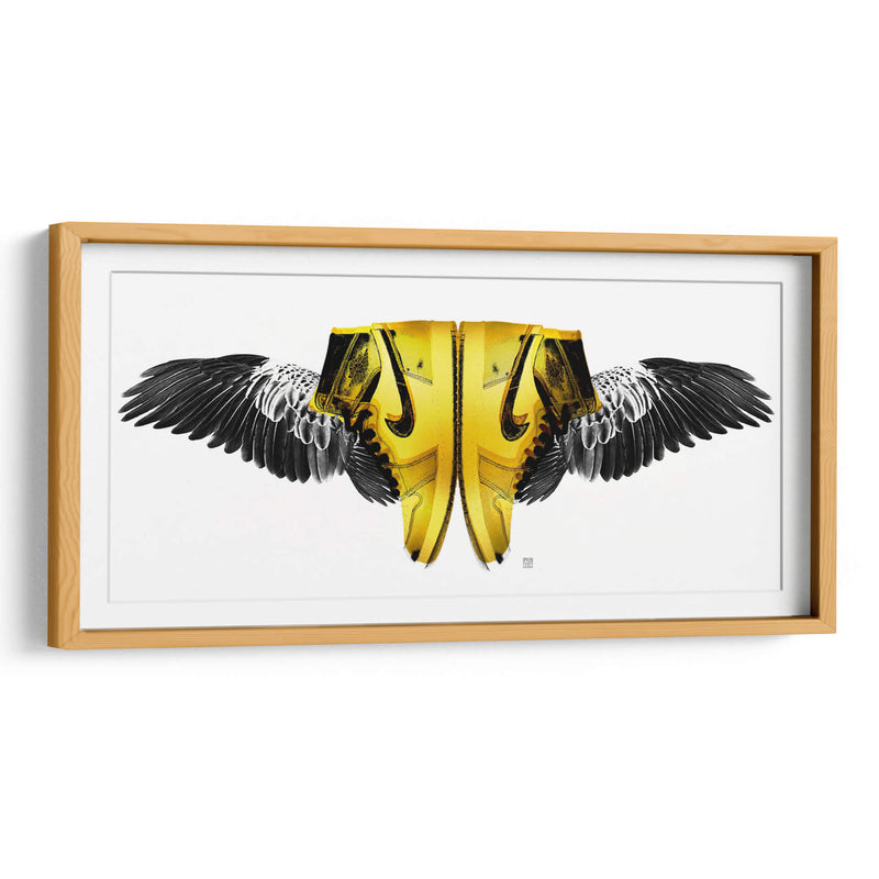 Full flight Oro - David Aste | Cuadro decorativo de Canvas Lab