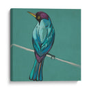 Bosquejo Alado I En Teal - Chariklia Zarris | Cuadro decorativo de Canvas Lab