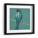 Bosquejo Alado I En Teal - Chariklia Zarris | Cuadro decorativo de Canvas Lab