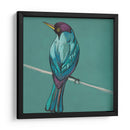 Bosquejo Alado I En Teal - Chariklia Zarris | Cuadro decorativo de Canvas Lab