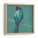 Bosquejo Alado I En Teal - Chariklia Zarris | Cuadro decorativo de Canvas Lab