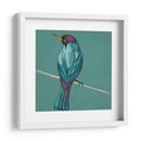 Bosquejo Alado I En Teal - Chariklia Zarris | Cuadro decorativo de Canvas Lab