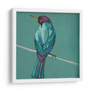 Bosquejo Alado I En Teal - Chariklia Zarris | Cuadro decorativo de Canvas Lab