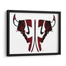 Jordan Blueprint Chicago - David Aste | Cuadro decorativo de Canvas Lab