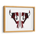 Jordan Blueprint Chicago - David Aste | Cuadro decorativo de Canvas Lab