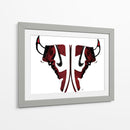 Jordan Blueprint Chicago - David Aste | Cuadro decorativo de Canvas Lab