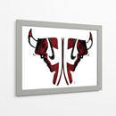 Jordan Blueprint Chicago - David Aste | Cuadro decorativo de Canvas Lab