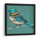 Bosquejo Alado Iii En Teal - Chariklia Zarris | Cuadro decorativo de Canvas Lab