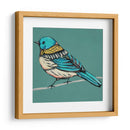 Bosquejo Alado Iii En Teal - Chariklia Zarris | Cuadro decorativo de Canvas Lab